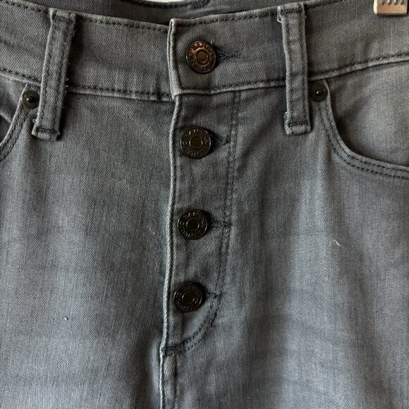 Banana Republic Women's Grey Denim High Rise Skinny Jeans Size 27/4 - Picture 3 of 10